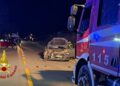 Incidente sulla SS 106 a Poggio Pudano, intervento dei Vigili del Fuoco: tre feriti