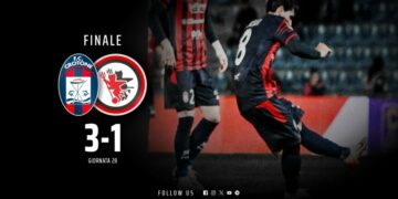 Calcio, Serie C, 28a giornata: Crotone vs Foggia 3-1