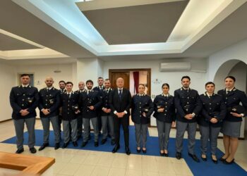 La Polizia di Stato rafforza la Questura di Crotone: accolti 3 Vice Ispettori e 10 Agenti dal Questore Renato Panvino
