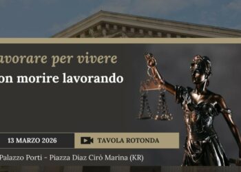 Cirò Marina, emergenza morti sul lavoro: convegno “Lavorare per vivere, non morire lavorando” punta sulla prevenzione e cultura della sicurezza